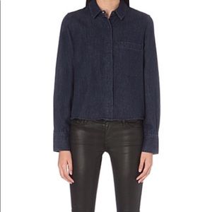 All Saints denim shirt size 0